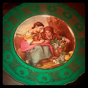 Vintage 1930's Porcelain Plate